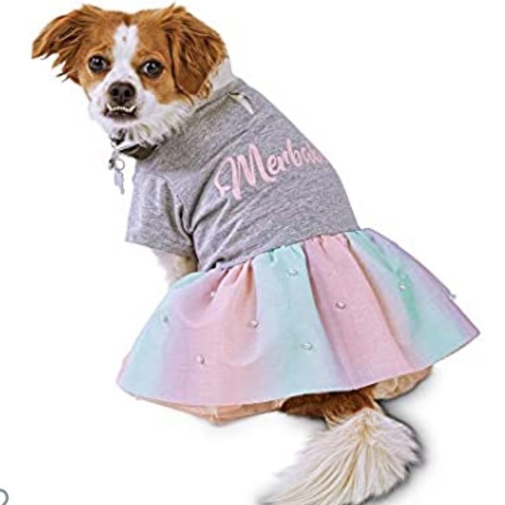 Bond & Co. Queen Bee of The Sea Mermaid Dog dress